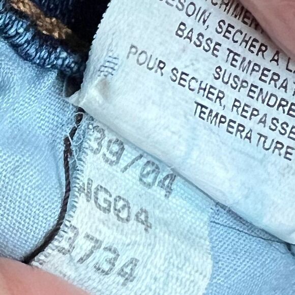 Lee Relaxed Fit Girlfriend Mid Rise Blue Denim Jeans Size 6 - Picture 8 of 10